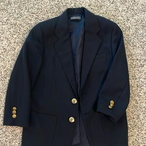 Boys Lands End Blazer Navy Size 8
